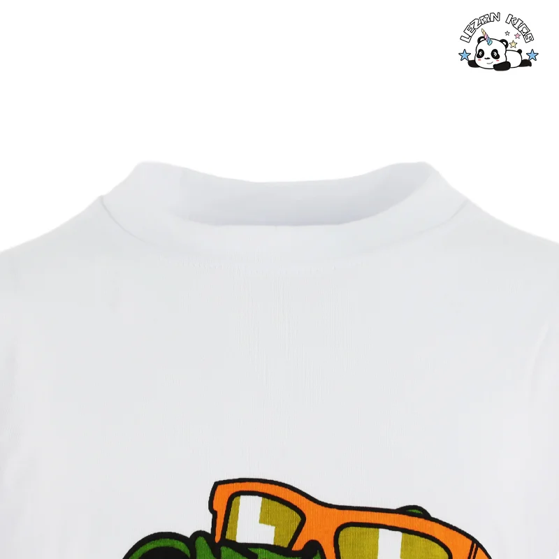 LEZONKIDS - Wholesale New Innovations Big Dinosaurs Pattern Printing 2pcs Suits Cotton Kids Clothing Boys Sets